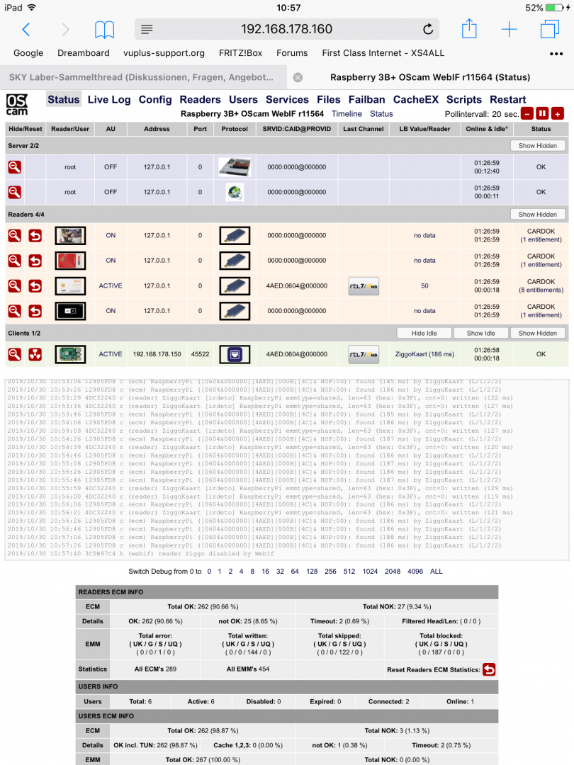 Oscam No Entitlements Ziggo 0604 - Ziggo - Sat4all - Alles Over ...